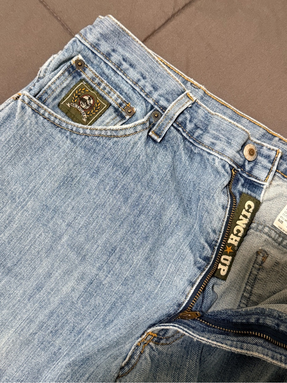 Cinch Men's Light Blue Relaxed Fit Jeans